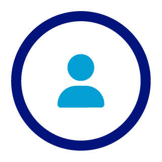 light blue person icon