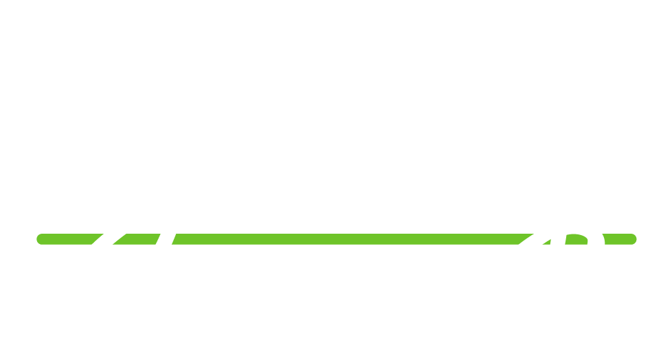 Handwritten-style text spelling “Ginny” in white script with a green underline on a transparent background.