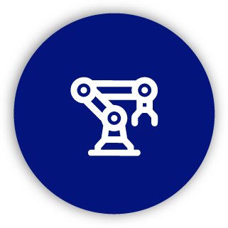 Icon of a robotic surgical arm.