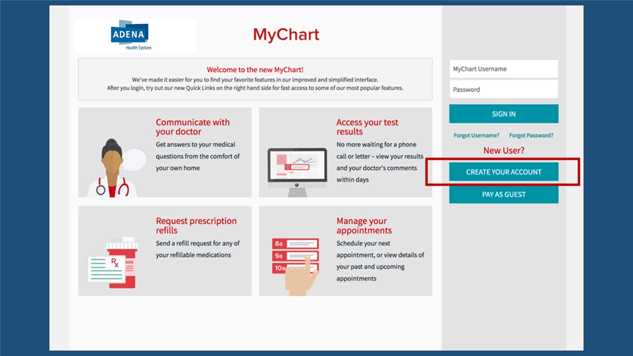 Sign Up For MyChart