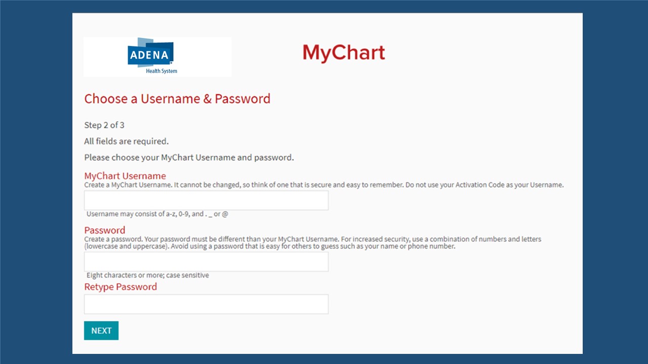 Sign Up For MyChart